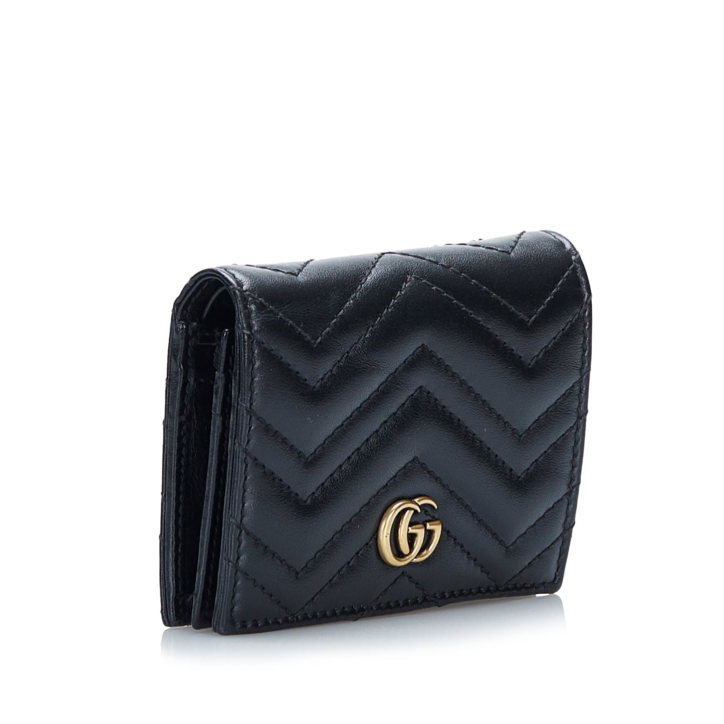 Gucci GG Marmont Matelasse Compact Wallet Small Wallets