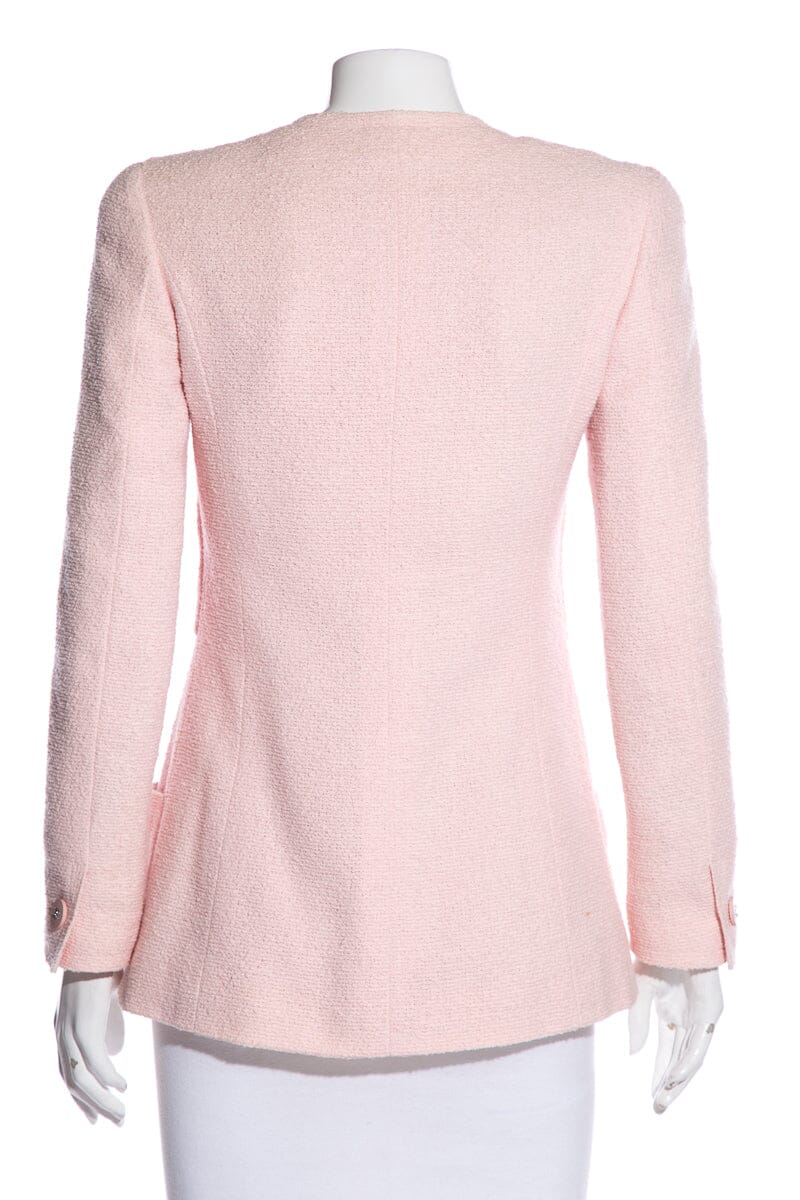 Chanel Pink Tweed Jacket SZ 36