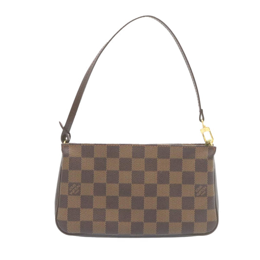 LOUIS VUITTON Damier Ebene Navona Accessory Pouch N51983 LV Auth 27452A