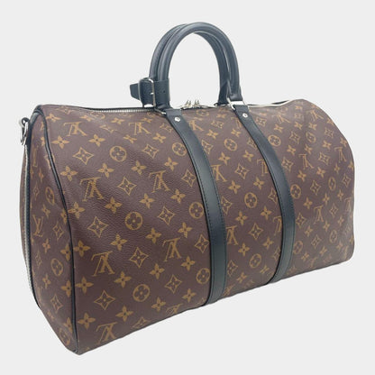 LOUIS VUITTON Monogram Macassar Keepall Bandoulière 45