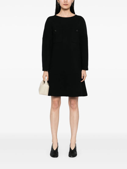 Long-Sleeve Wool Dress