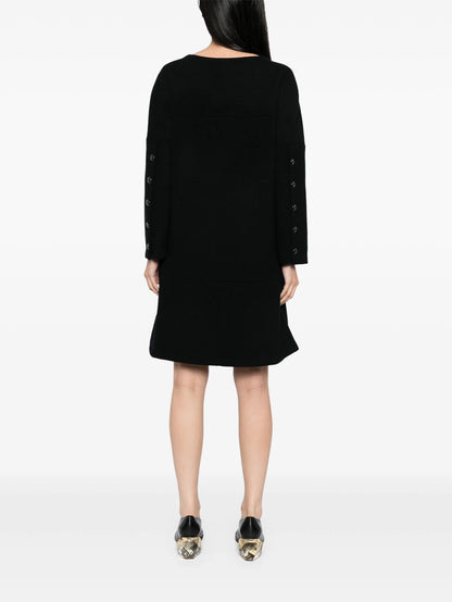 Long-Sleeve Wool Dress
