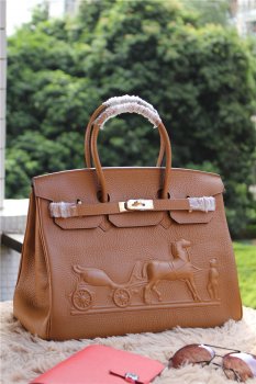 Hermes Birkin Horse Togo Leather Brown 35cm