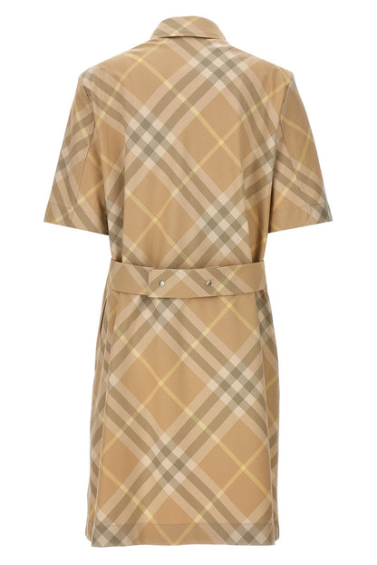 Burberry Women Check Chemisier Dress