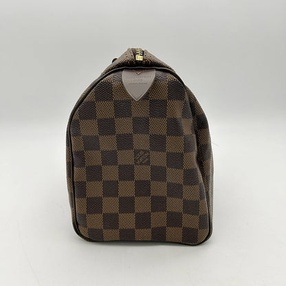 Louis Vuitton Coated Canvas Speedy 25 Vintage - Brown Handle Bags, Handbags B0503FR26D