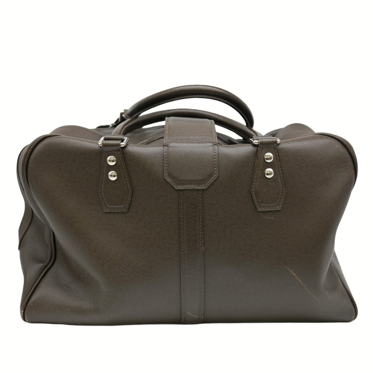 Louis Vuitton    Grizzly Taiga Leather Handbag
