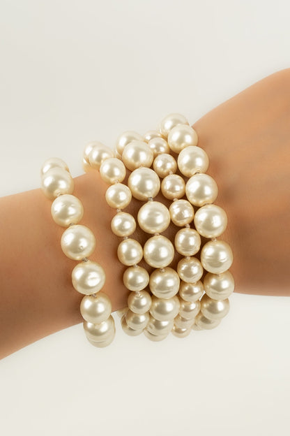 Bracelet de perles nacr√©es Chanel