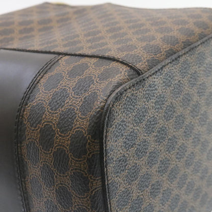 Celine Macadam Canvas Vanity Cosmetic Pouch Black  28799A