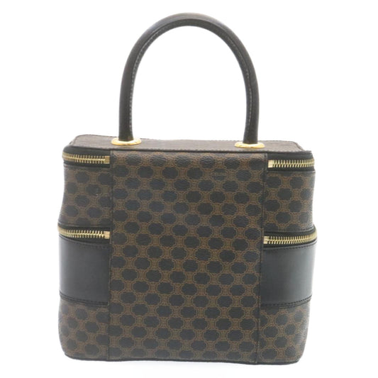 Celine Macadam Canvas Vanity Cosmetic Pouch Black  28799A