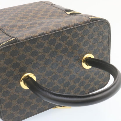 Celine Macadam Canvas Vanity Cosmetic Pouch Black  28799A
