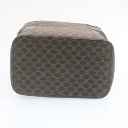 Celine Macadam Canvas Vanity Cosmetic Pouch Black  28799A