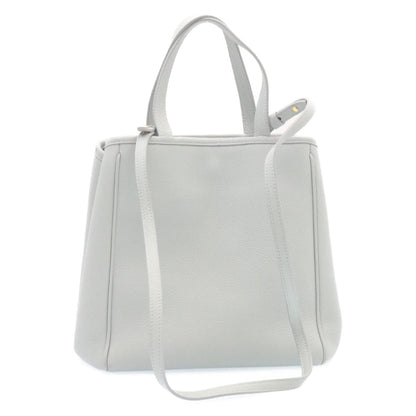 Celine Small fold Cabas Hand Bag 2way Shoulder Bag Light Blue  28800