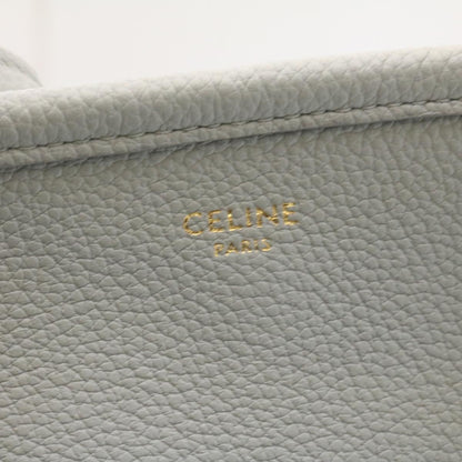 Celine Small fold Cabas Hand Bag 2way Shoulder Bag Light Blue  28800