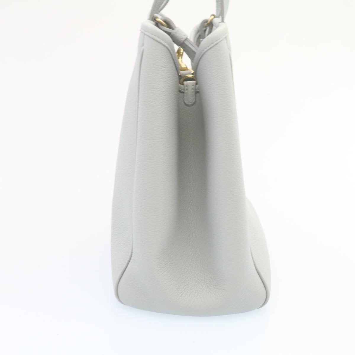 Celine Small fold Cabas Hand Bag 2way Shoulder Bag Light Blue  28800