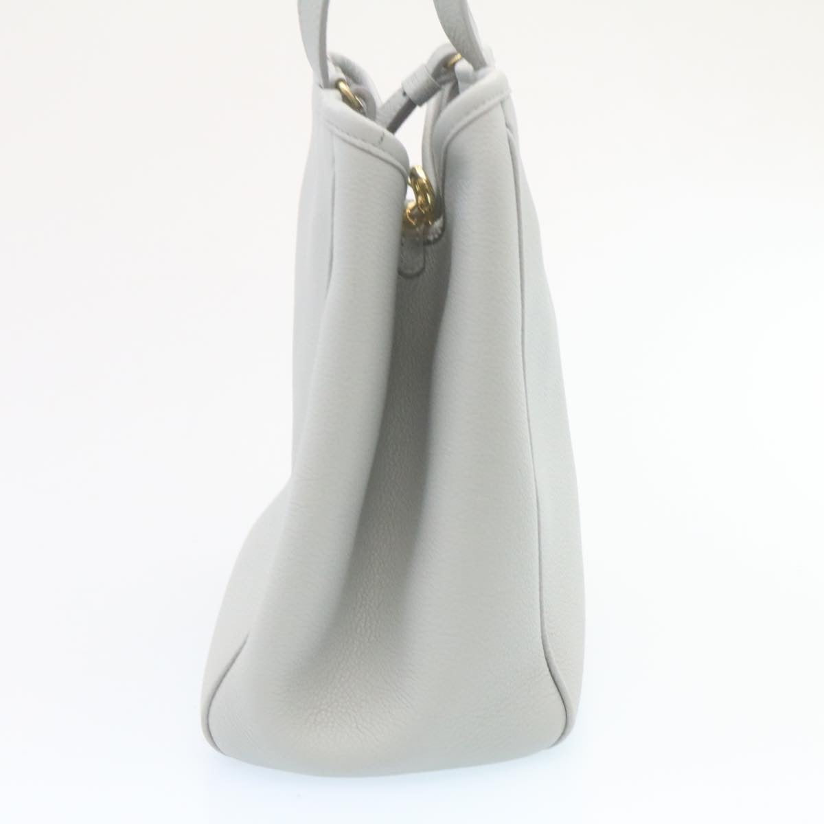 Celine Small fold Cabas Hand Bag 2way Shoulder Bag Light Blue  28800