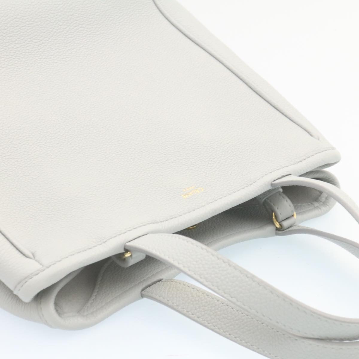 Celine Small fold Cabas Hand Bag 2way Shoulder Bag Light Blue  28800