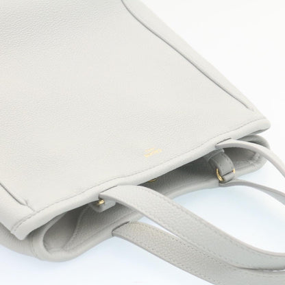 Celine Small fold Cabas Hand Bag 2way Shoulder Bag Light Blue  28800
