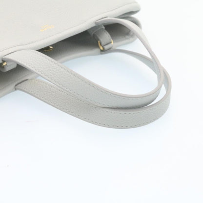 Celine Small fold Cabas Hand Bag 2way Shoulder Bag Light Blue  28800