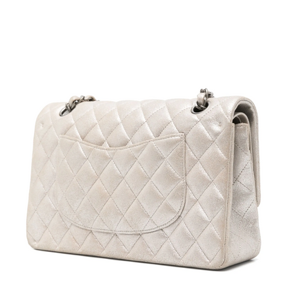 Iridescent Double Flap Silver