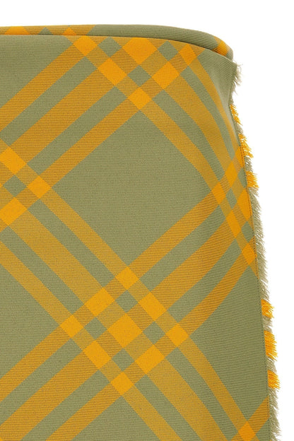 Burberry Women Check Kilt Skirt