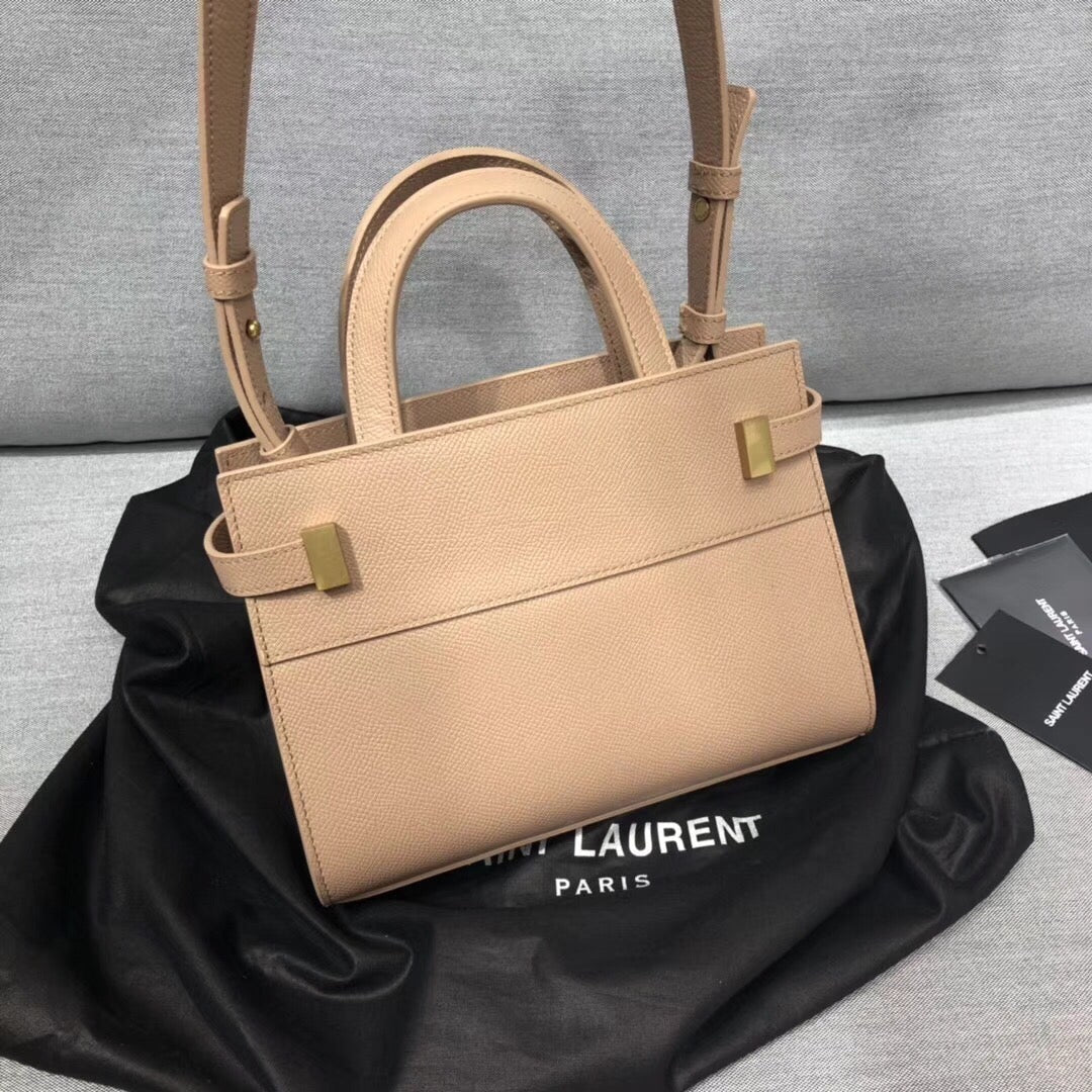 Yves Saint Laurent Manhattan Nano Shopping Bag In Box Beige