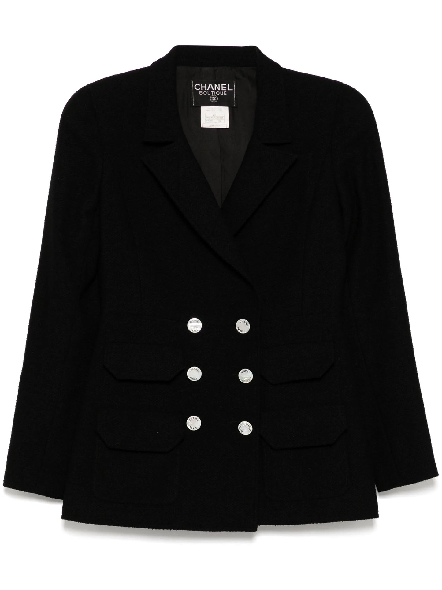 Navy Double-Breasted Blazer