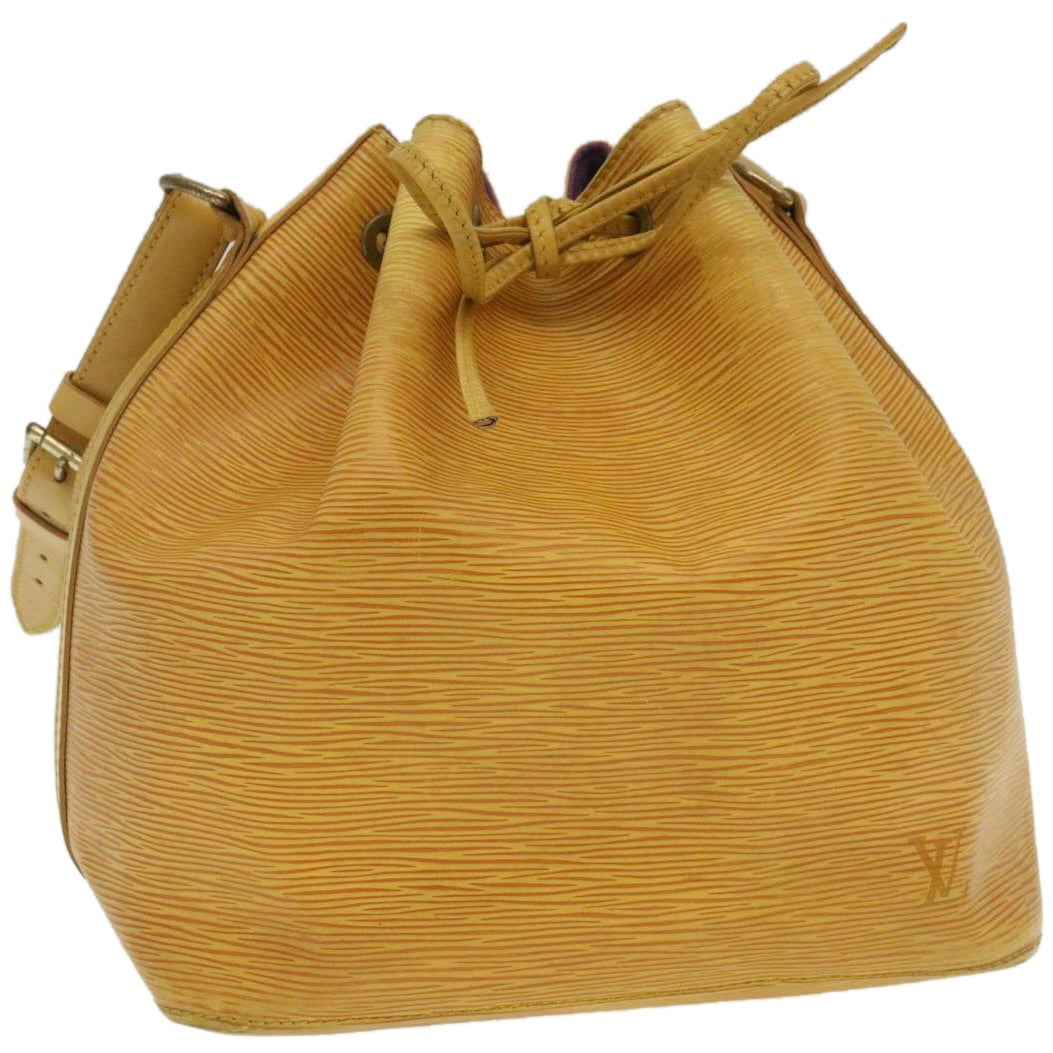 LOUIS VUITTON Epi Petit Noe Shoulder Bag Yellow M44109 LV 29298