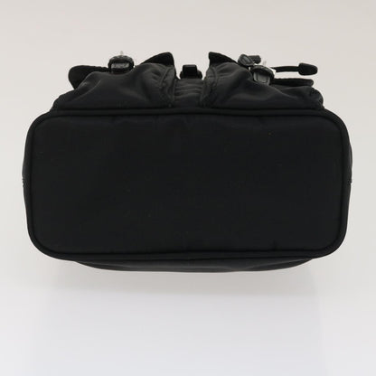 Prada Chain Mini Shoulder Bag Nylon Black 1BH029 V44 F0002  29659A