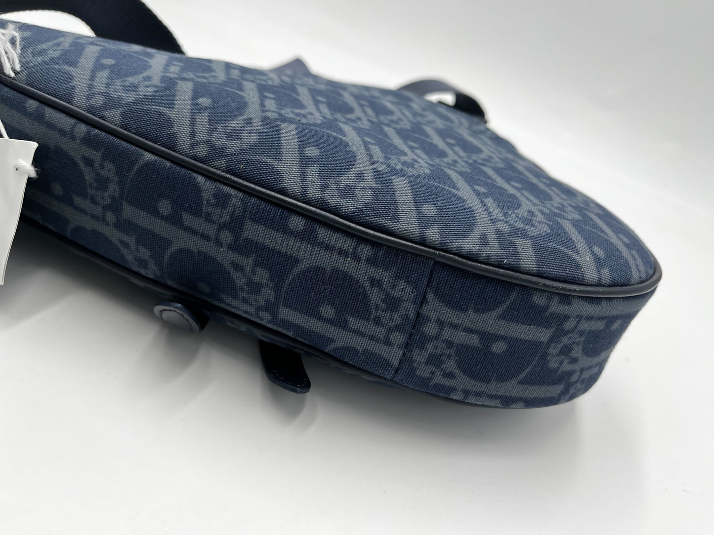 Christian Dior Saddle Tripple Pouch Oblique Canvas Black Canvas Crossbody Bag Bag ()