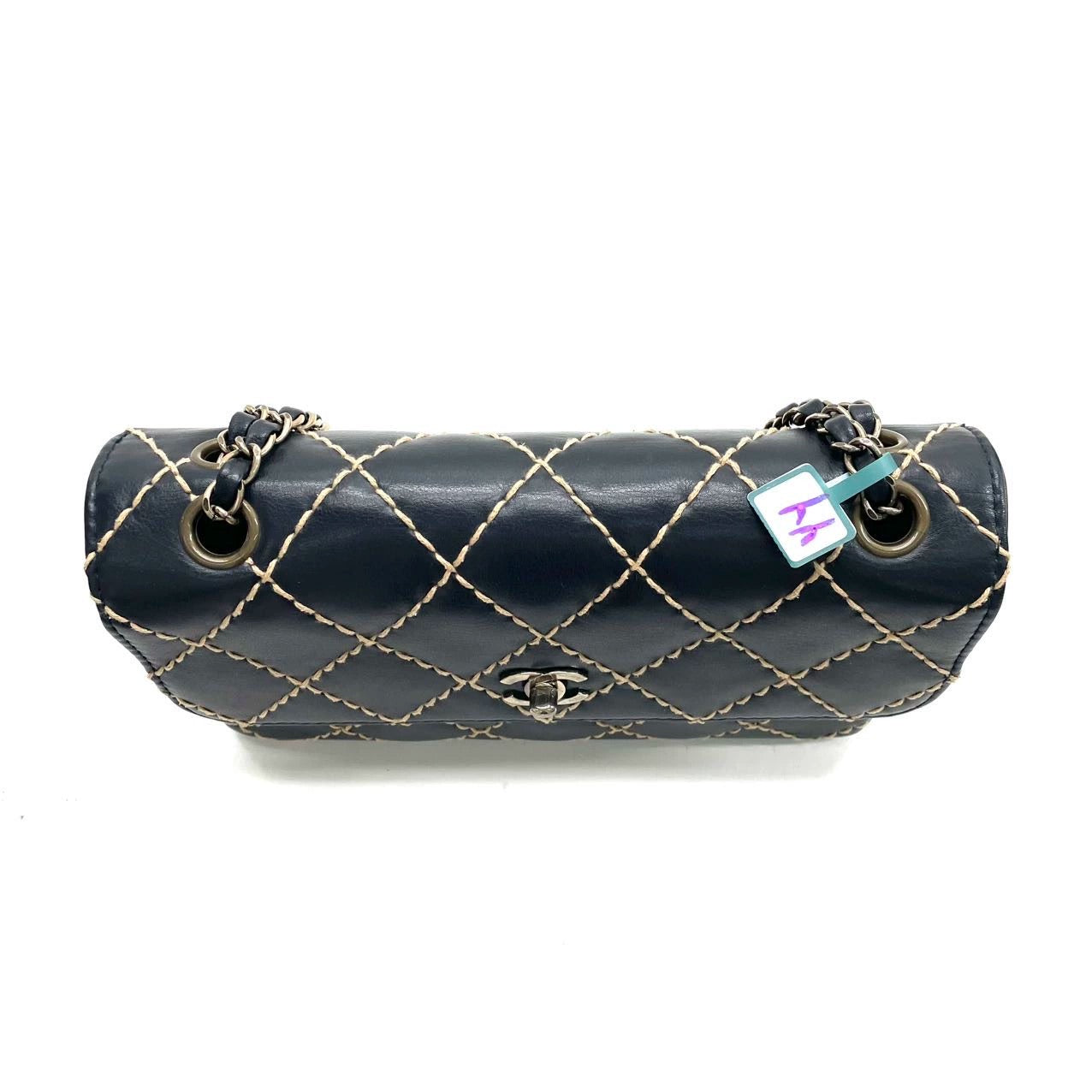 Chanel Wild Stitch Flap Black Leather with Stitching Detail 2000-2002