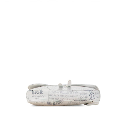 Daniel Arsham Newspaper Print Saddle Bag