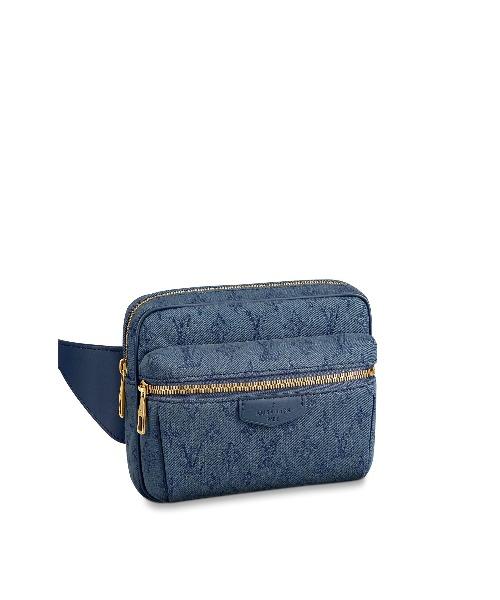 Louis Vuitton Outdoor Bumbag Denim Fabric Monogram Navy