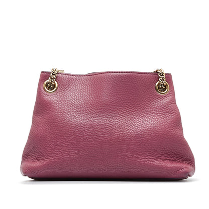 Purple Gucci Soho Chain Tote
