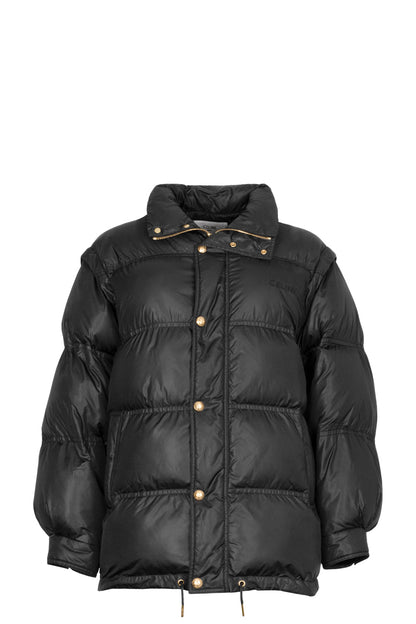 CELINE Detachable Sleeve Puffer Jacket Black