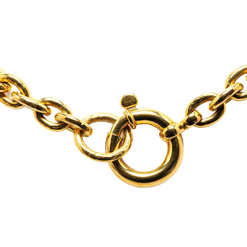 Chanel Triple CC Chain Necklace  Metal Necklace in Excellent condition