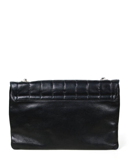 Chanel Black Lambskin Leather Square Quilted Reissue Flap Bag
