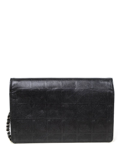 Chanel Black Nylon Travel Ligne Wallet on Chain WOC Crossbody Bag