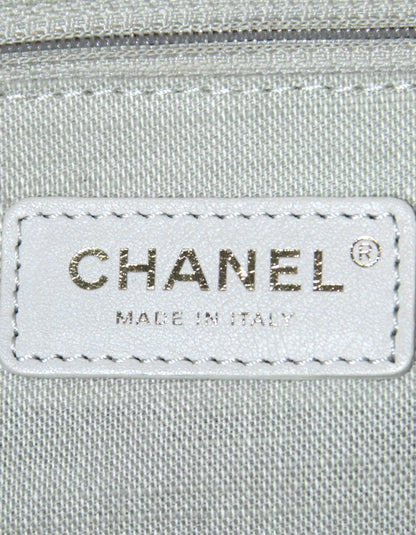 Chanel Mixed Fibers Small Deauville Tote Bag