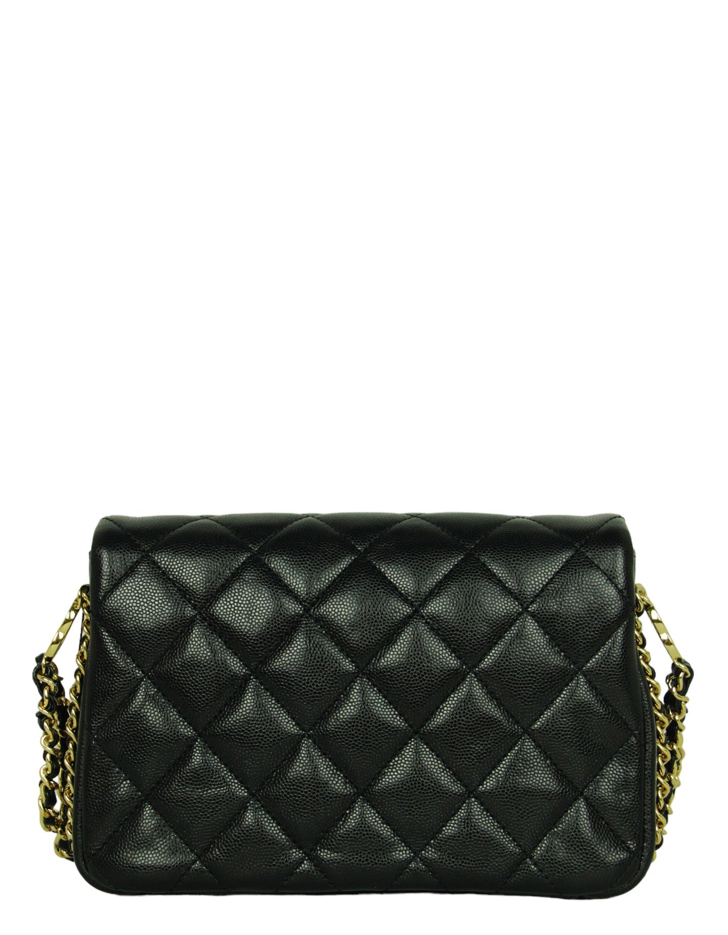 Chanel NEW 23C Black Caviar CC Coco You Flap Bag