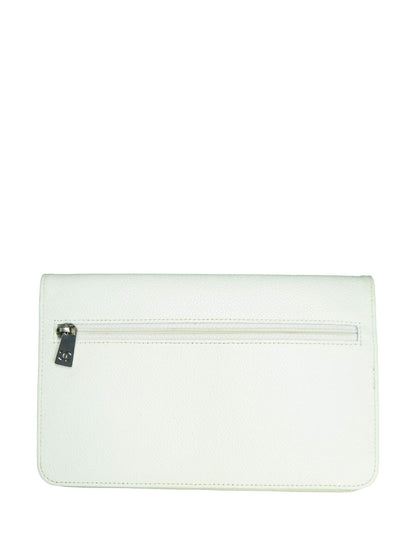 Chanel White Caviar Timeless CC Wallet on Chain WOC Crossbody Bag