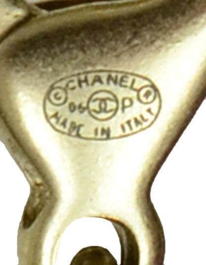 Chanel Pearl CC Necklace with Filigree Detailing