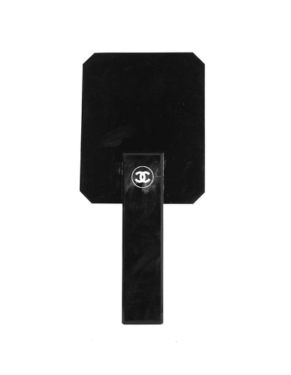 Chanel Black CC Hand Mirror