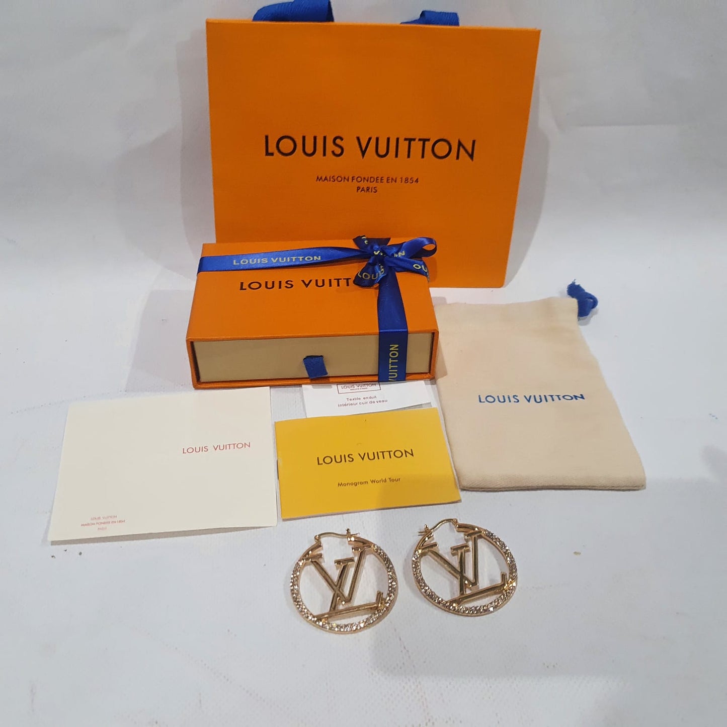 Louis  Vuitton Necklace, Earrings and Brooch Set