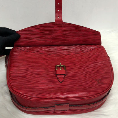 Louis-Vuitton Epi Rare Red Jeune Fille MM