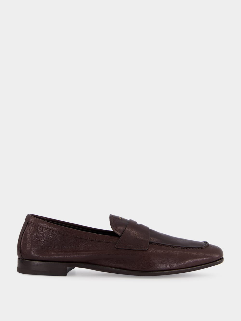 Dark Brown Leather Loafers