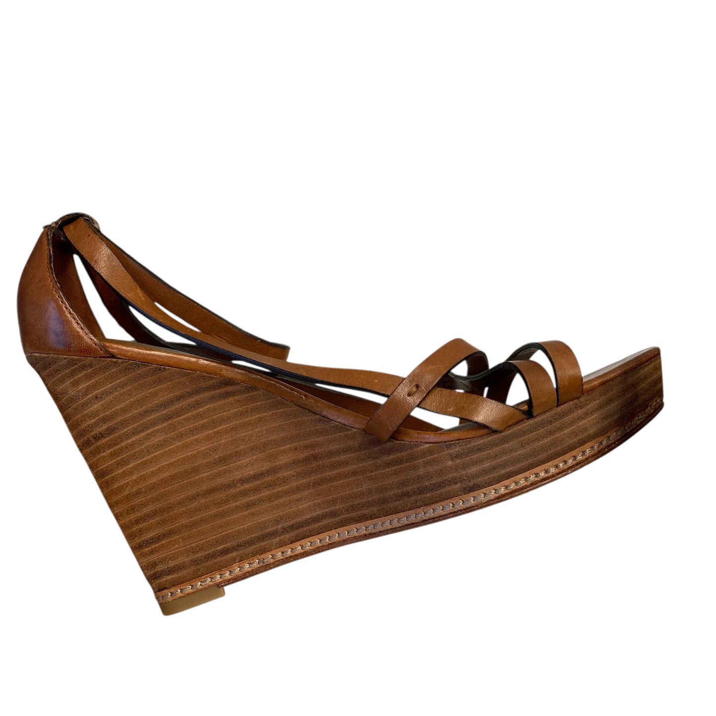 Sandals Designer By Coach In Brown, Size:9