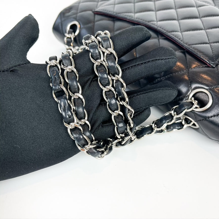 Classic Flap Medium Lambskin Black SHW