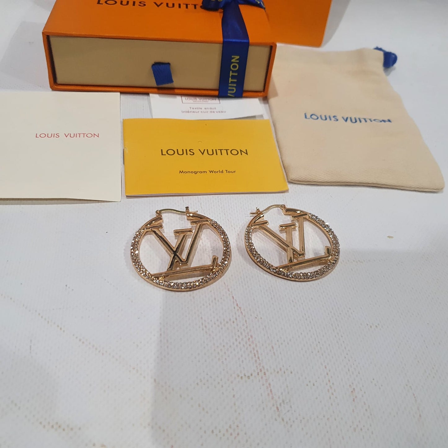 Louis  Vuitton Necklace, Earrings and Brooch Set