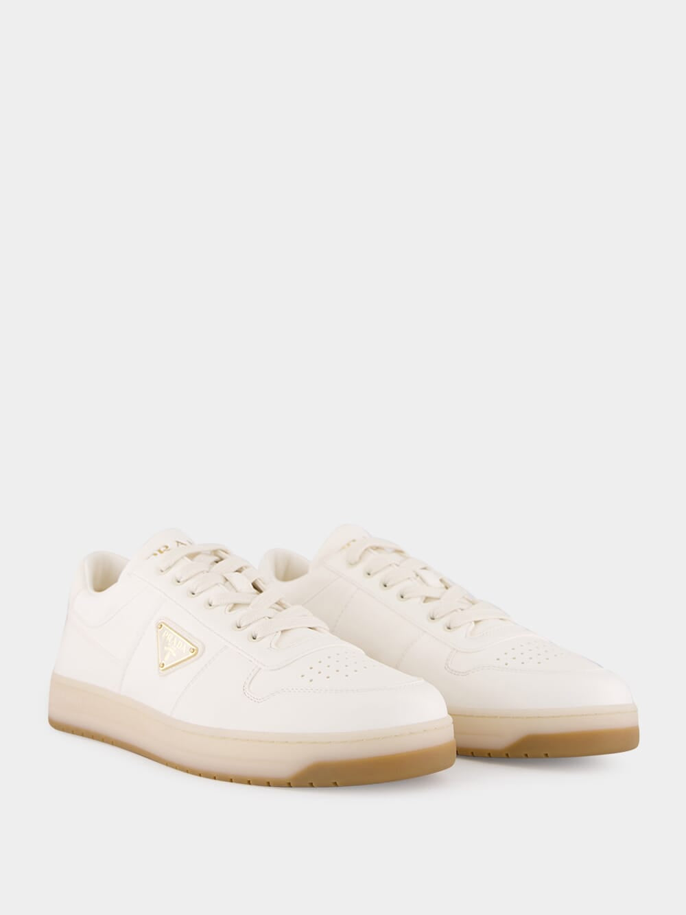 Ivory Downtown Nappa Leather Sneakers