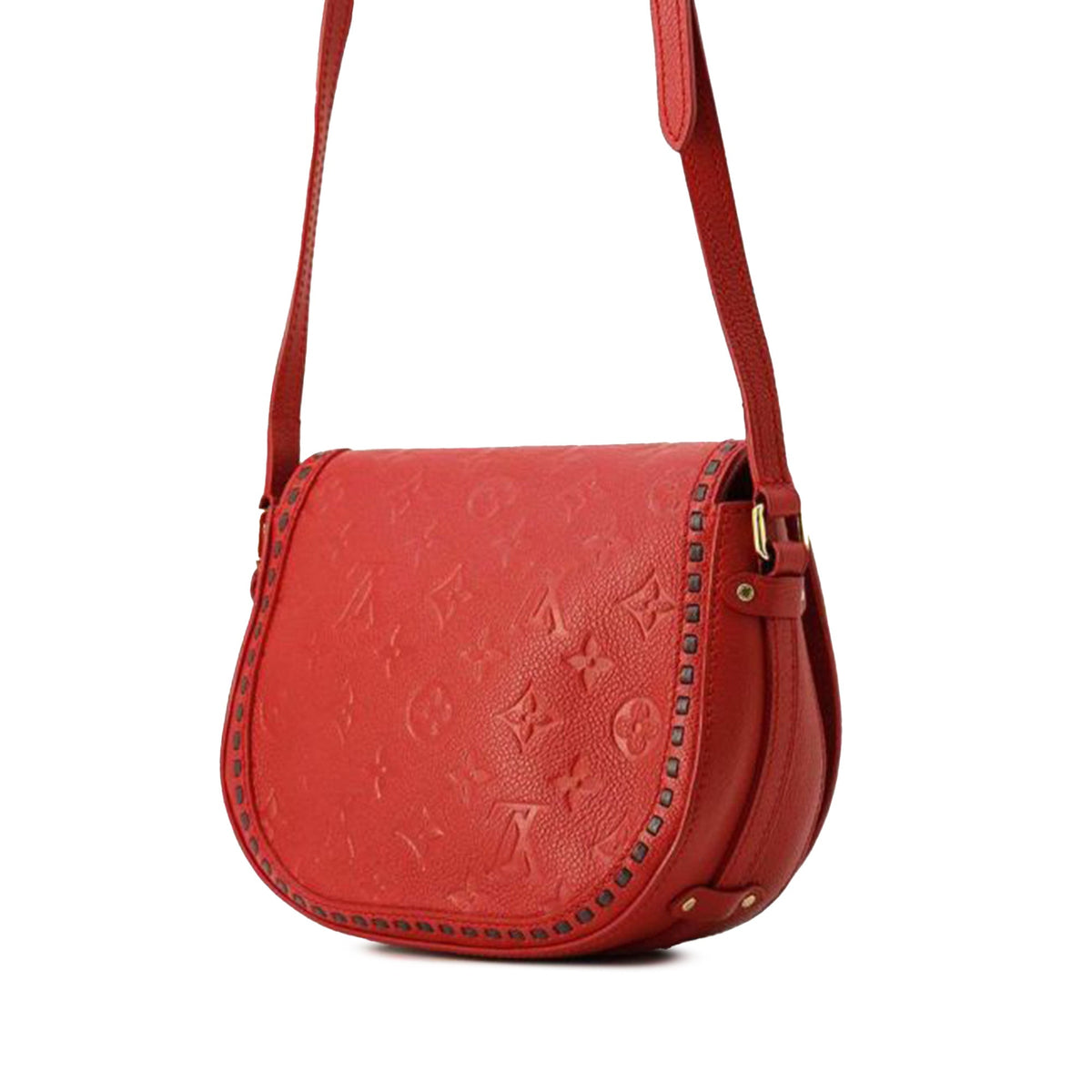 Red Louis Vuitton Monogram Empreinte Junot Crossbody Bag